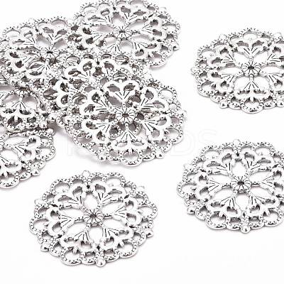 Tibetan Style Filigree Joiners Links TIBE-A11623-AS-FF-1