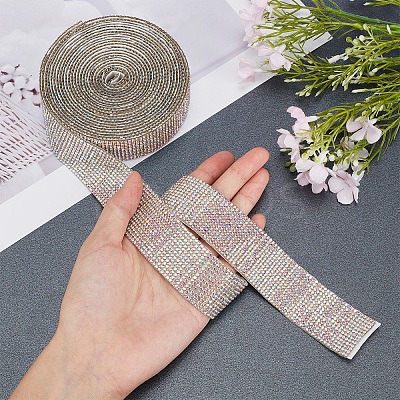 Self Adhesive Glass Rhinestone Glue Sheets RB-FG0001-02B-1