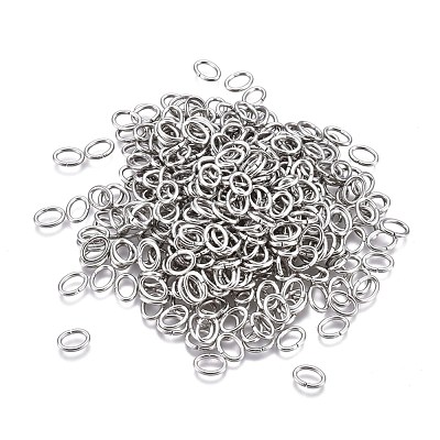 Tarnish Resistant 304 Stainless Steel Open Jump Rings STAS-F250-11P-Q-1