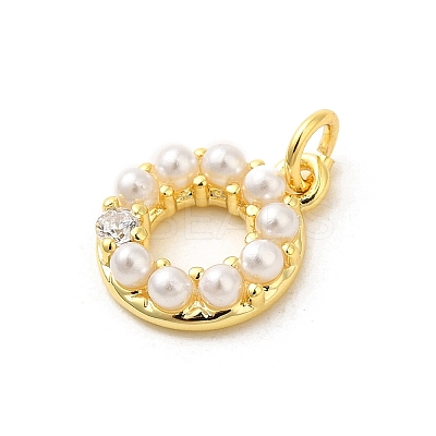 Real 18K Gold Plated Rack Plating Brass Micro Pave Cubic Zirconia Pendants KK-S396-02D-1