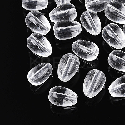 Baking Paint Transparent Glass Beads DGLA-N014-10M-1