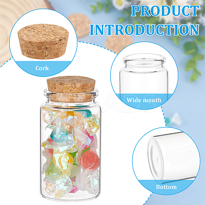 Empty Glass Bottle AJEW-WH0470-43C-1