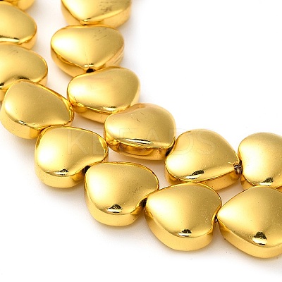 Electroplate Glass Beads Strands EGLA-H109-12F-04-1