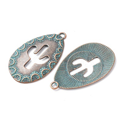 Tibetan Style Alloy Pendants FIND-B055-02C-1