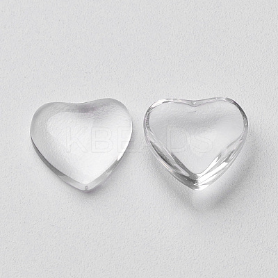 Transparent Glass Cabochons GGLA-Q014-1-1