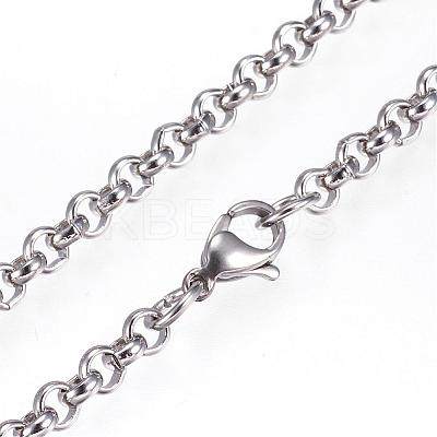 Non-Tarnish 304 Stainless Steel Necklaces NJEW-D281-22-1