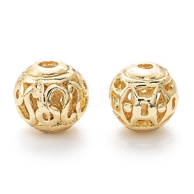 Alloy Hollow Beads X1-PALLOY-P238-26G-RS-1