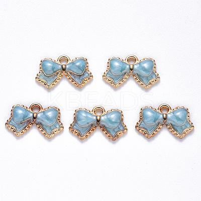 Alloy Enamel Pendants ENAM-S121-076B-1