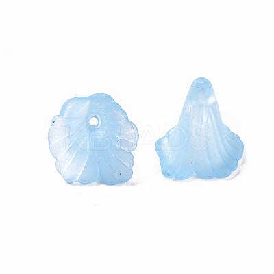 Transparent Acrylic Bead Caps PL551M-1