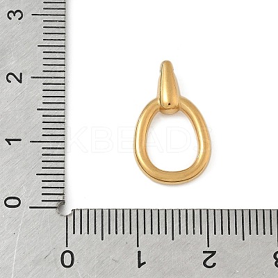 304 Stainless Steel Pendants Ion Plating(IP) STAS-P423-05G-1