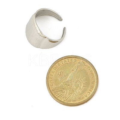 304 Stainless Steel Wide Cuff Rings for Women LS-RJEW-G338-20P-1