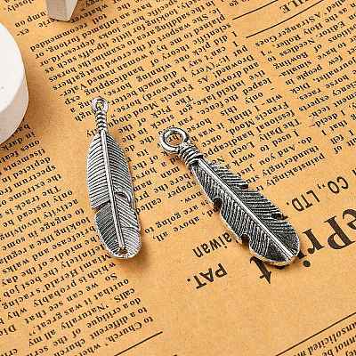 20Pcs 10 Style Tibetan Style Alloy Pendant TIBEP-YW0001-32-1