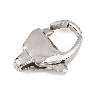 316 Stainless Steel Lobster Claw Clasps LS-STAS-C154-02D-P-1