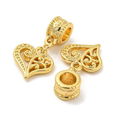 Tibetan Style Alloy European Dangle Charms PALLOY-F199-29G-1