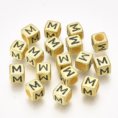 Acrylic Beads PB43C9308-G-M-1