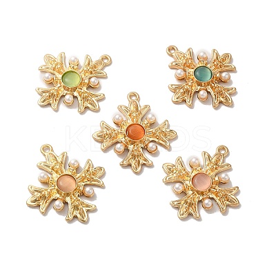 Resin Pendants PALLOY-E028-02G-1