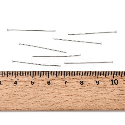 SHEGRACE Brass Flat Head Pins XGR0085P-33P-1
