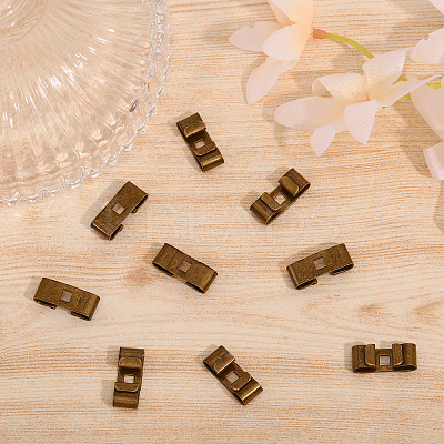 30Pcs Iron Bolo Tie Slides Clasp Accessories IFIN-CA0001-61-1