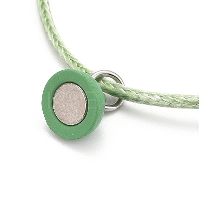 Adjustable Magnetic Bracelet for Couples BJEW-JB06190-05-1
