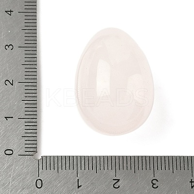 Natural & Synthetic Mixed Gemstone Egg Shape Display Decorations G-Z094-01-1