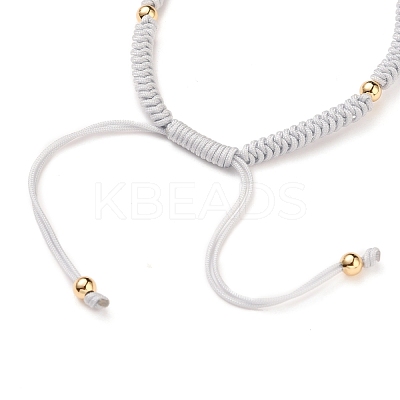 Braided Nylon Cord Bracelet Making AJEW-JB00764-04-1