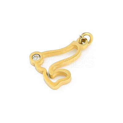 304 Stainless Steel Pendants LS-STAS-R137-01G-L-1