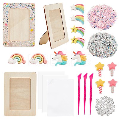 DIY Photo Frame Making Kit DIY-OC0010-44-1