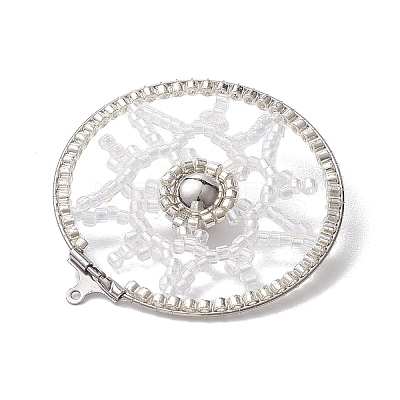 Glass Pendants PALLOY-MZ00229-02-1