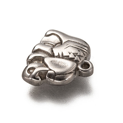 Non-Tarnish 201 Stainless Steel Pendants X-STAS-H125-17P-1