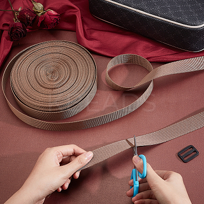 25 Yards Flat Nylon Ribbons DIY-WR0003-61-1