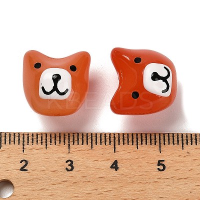 Baking Paint Glass Beads LAMP-I028-02G-1