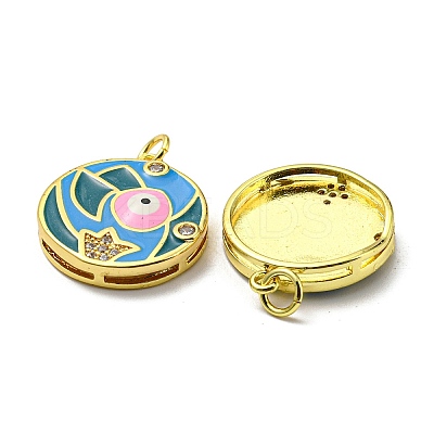 Real 18K Gold Plated Brass Pendants KK-L209-009G-05-1