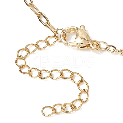 304 Stainless Steel Paperclip  Chain Cable Chain Slider Necklace Making AJEW-JB01526-1