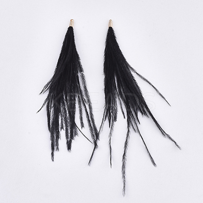 Ostrich Feather Tassel Big Pendant Decorations X-FIND-S302-08L-1