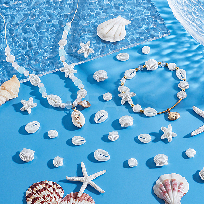 210Pcs 6 Styles ABS Imitation Pearl Beads OACR-GA0001-26-1