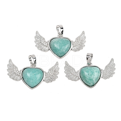 Natural Amazonite Pendants G-A315-04A-P-1