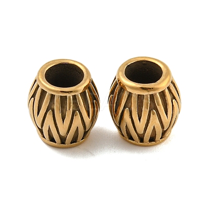 Ion Plating(IP) 304 Stainless Steel European Beads STAS-D175-20G-1