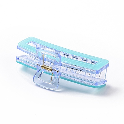 Rectangle PVC Big Claw Hair Clips PW23031370735-1