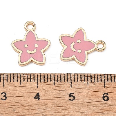 Alloy Enamel Pendants ENAM-G235-12G-04-1
