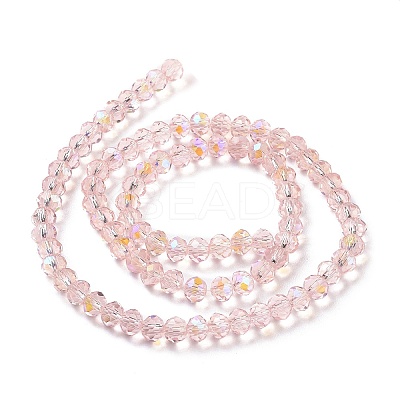 Electroplate Glass Beads Strands EGLA-A034-T3mm-L18-1