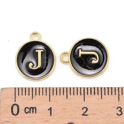 Golden Plated Alloy Charms X-ENAM-S118-02J-1