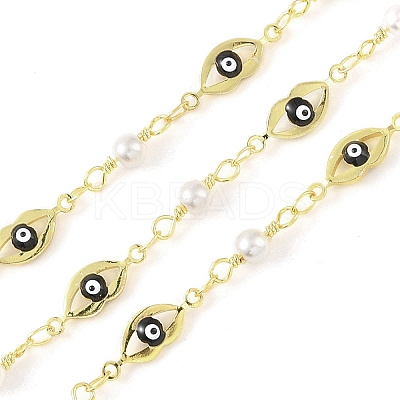 Enamel Lip Link Chains CHC-C006-02G-01-1-1