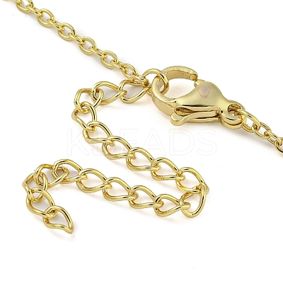 Brass Micro Pave Clear Cubic Zirconia Cat Pendant Necklaces for Women NJEW-Z042-01G-02-1
