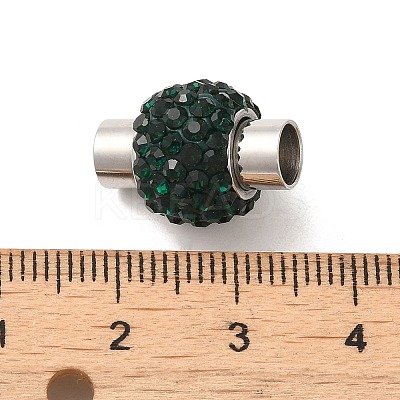 304 Stainless Steel Magnetic Clasps with Glue-in Ends FIND-C044-01-1