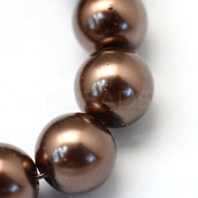 Baking Paint Glass Pearl Bead Strands HY-Q003-3mm-52-1