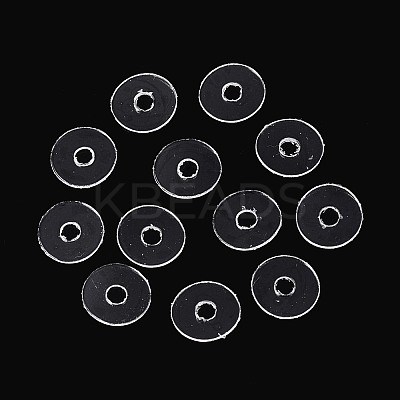 50Pcs Transparent PVC Insulating Gaskets PVC-T006-7mm-01-1