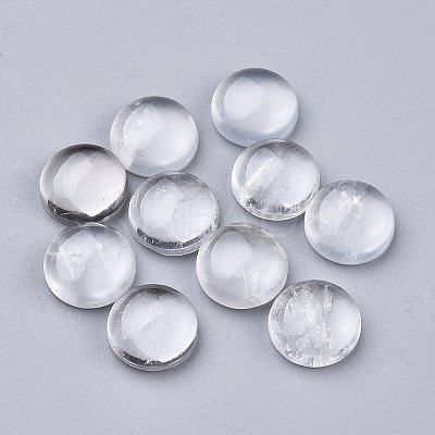 Natural Quartz Crystal Cabochons LS-X-G-P393-R50-12MM-A-1