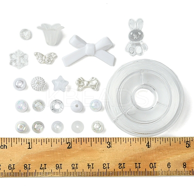DIY Acrylic & ABS Plastic Beads Bracelets Jewelry Making Kits DIY-FS0007-27-1