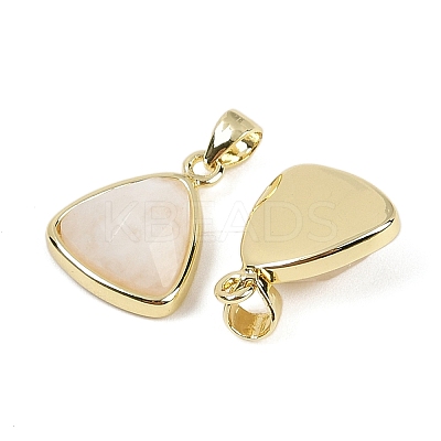 Natural Yellow Quartz Pendants G-O176L-12G-1