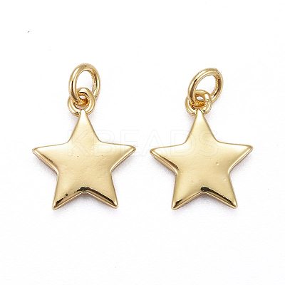 Brass Pendants X-KK-Z008-16G-1
